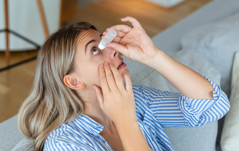 it safe to use over‑the‑counter red eye drops daily